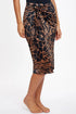 Gottex Modest Long Draped Wrap Skirt
