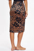 Gottex Modest Long Draped Wrap Skirt