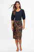 Gottex Modest Long Draped Wrap Skirt