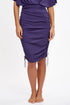 Gottex Modest Shirred Mesh Skirt