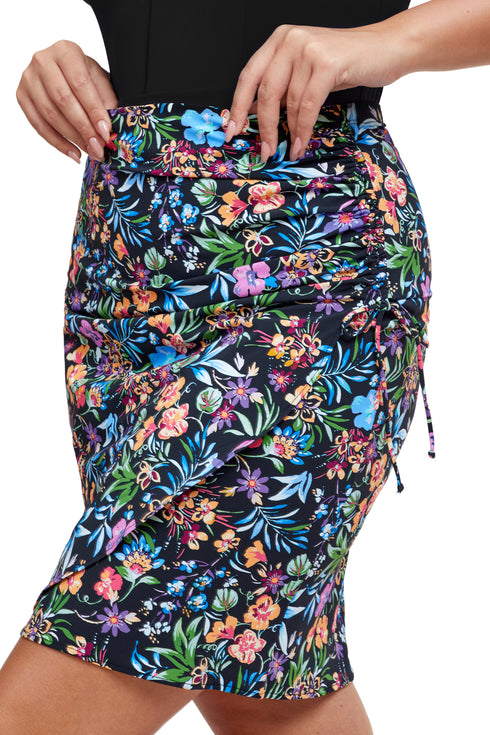 Gottex Modest Surplice Tie-Up Skirt