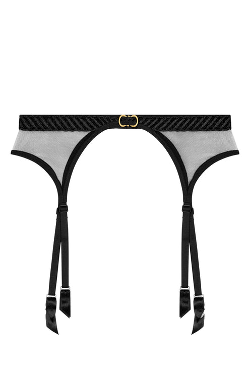 Aubade Sheer Emotion Suspender belt