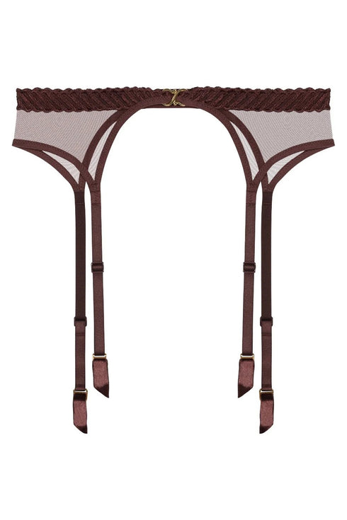 Aubade Sheer Emotion Suspender belt