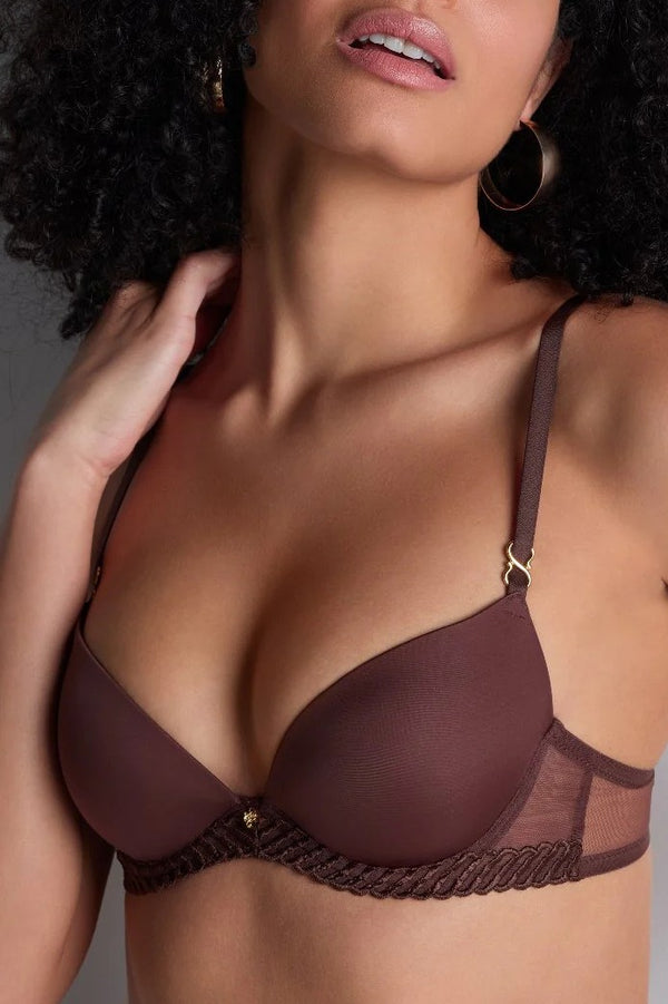 Aubade Sheer Emotion Moulded push-up bra