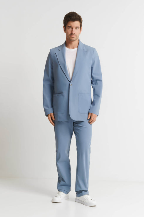 Shan Techno Structured jersey lycra blazer