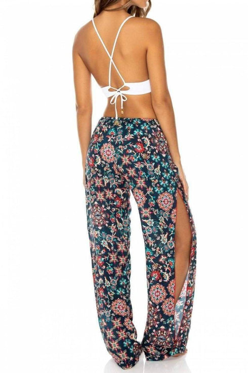 Luli Fama Cordoba Split Side Wide Leg Pant