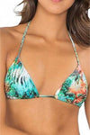 Luli Fama Miami Nice Crystallized Triangle Top