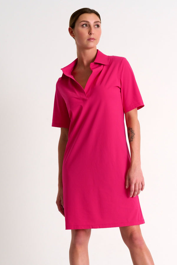Shan Elisabeth Short Sleeve Lycra Polo Dress