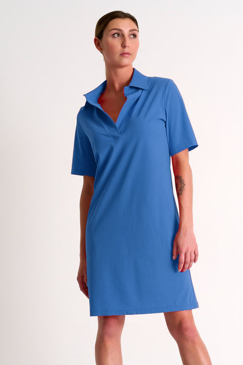 Shan Elisabeth Short Sleeve Lycra Polo Dress