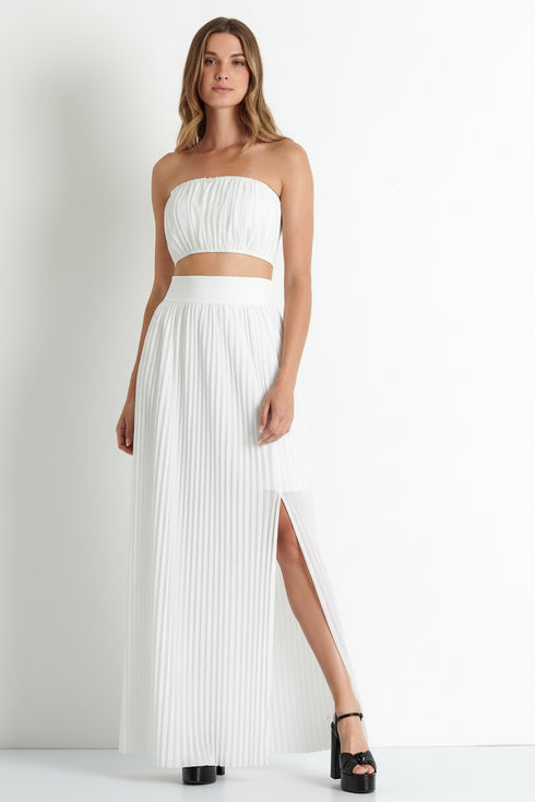 Shan Mia Long maxi cover-up skirt
