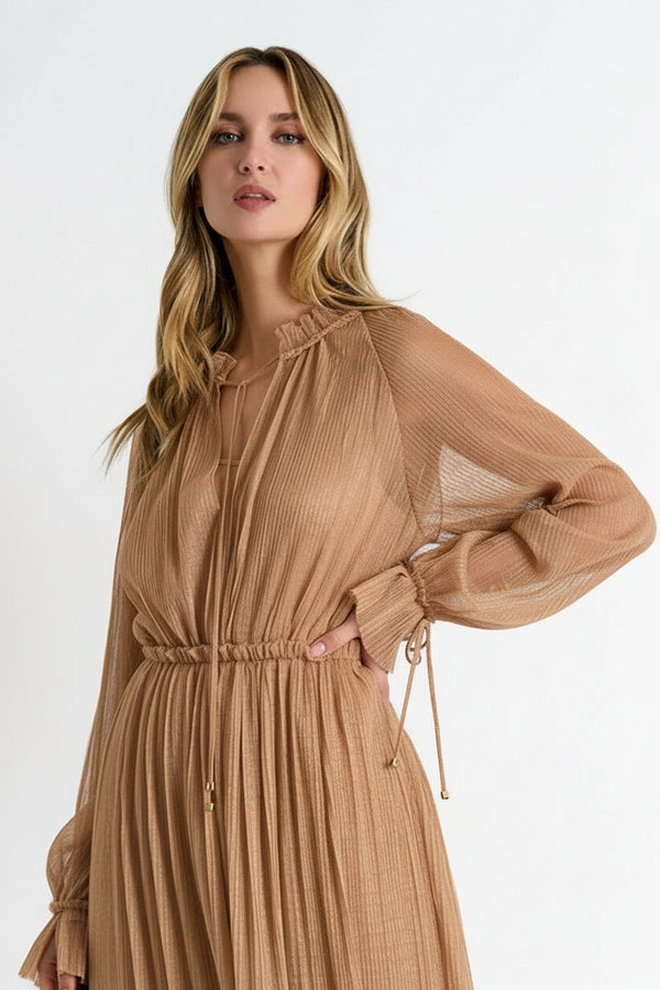 Shan Naomi Long sleeve sheer blouse