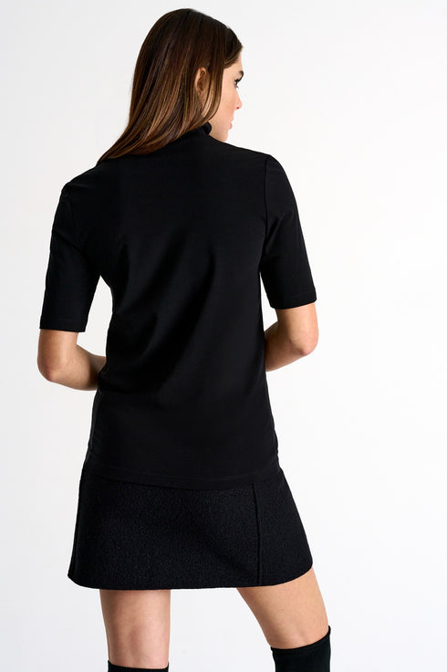 Shan Victoria Modal mock-neck top