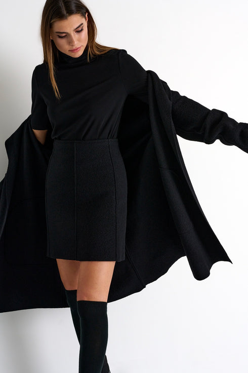 Shan Victoria Modal mock-neck top