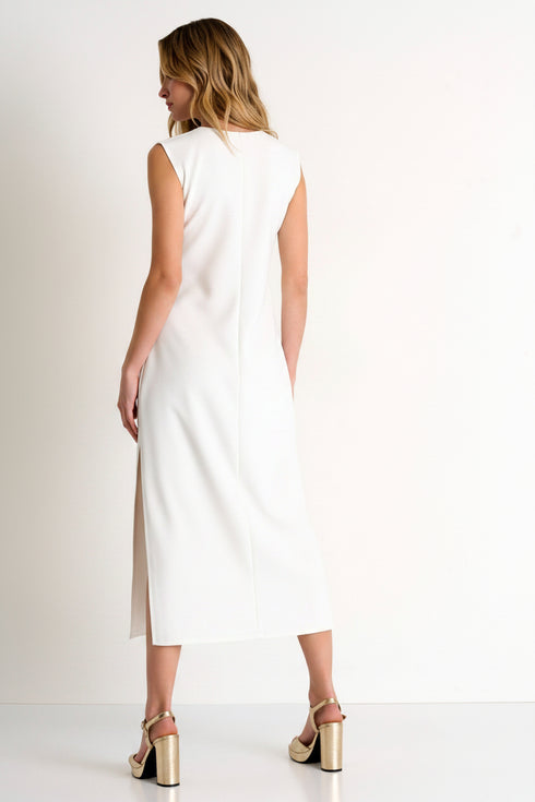 Shan Sofia Elegant sleeveless maxi dress