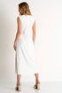 Shan Sofia Elegant sleeveless maxi dress