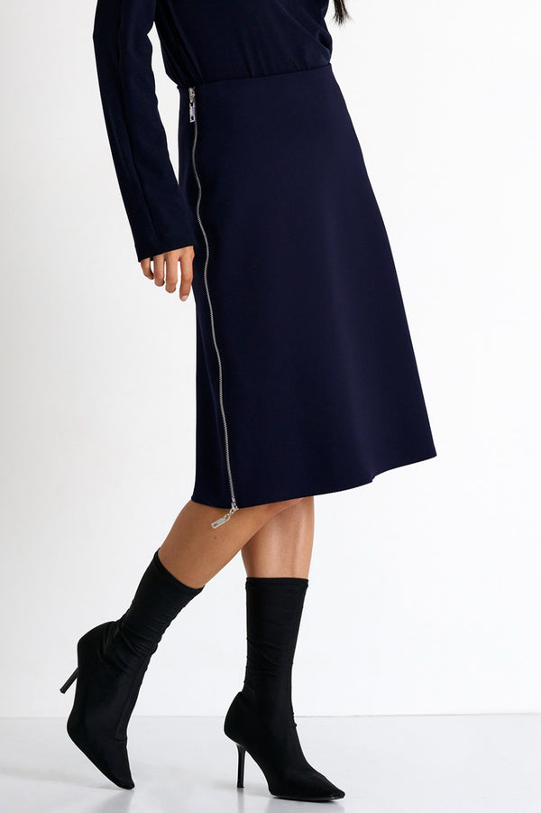 Shan Sofia Side Zip Elegant Skirt