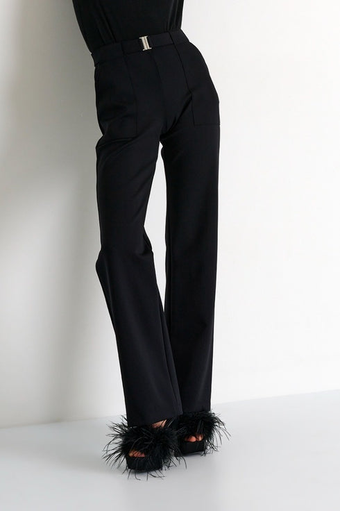 Shan Sofia Elegant Belted Pants