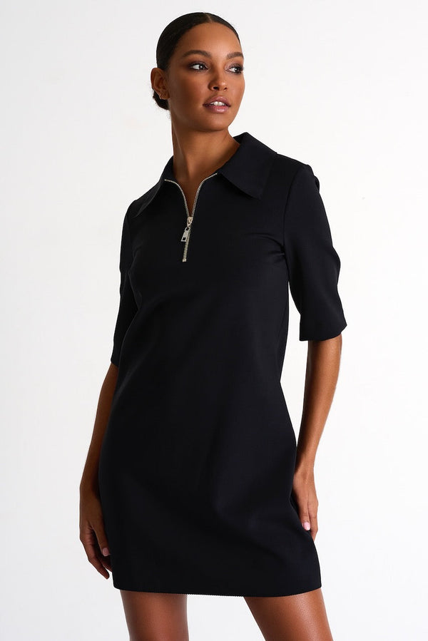 Polo Dress - 52367-65-800 02 / 800 Caviar / 75% POLYAMIDE, 25% ELASTANE