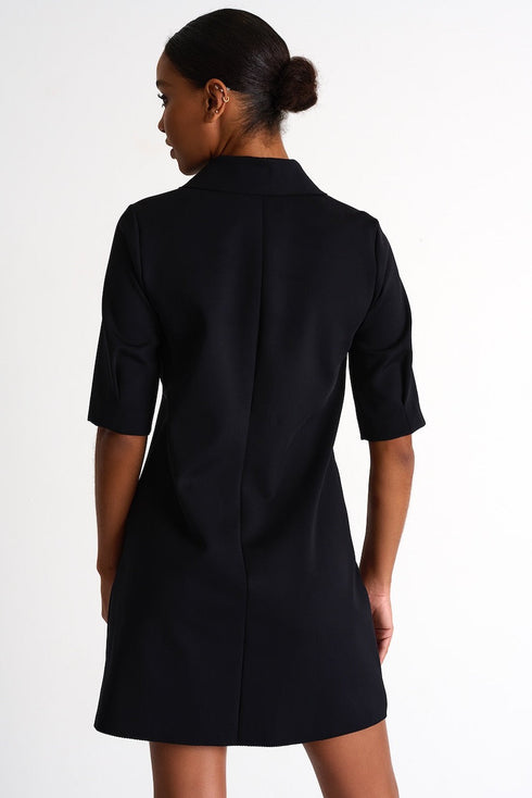 Polo Dress - 52367-65-800 02 / 800 Caviar / 75% POLYAMIDE, 25% ELASTANE