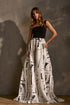 Shan Maxime Flared Maxi Skirt
