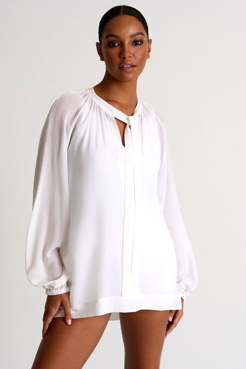 Silk Blouse - 52421-62-000 02 / 000 White / 100% SILK