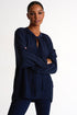 Silk Blouse - 52421-62-550 02 / 550 Navy / 100% SILK