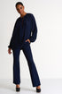 Silk Blouse - 52421-62-550 02 / 550 Navy / 100% SILK