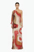 Shan Soie Silk One-Shoulder Silk Dress