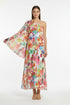 Shan Soie Silk One-Shoulder Silk Dress