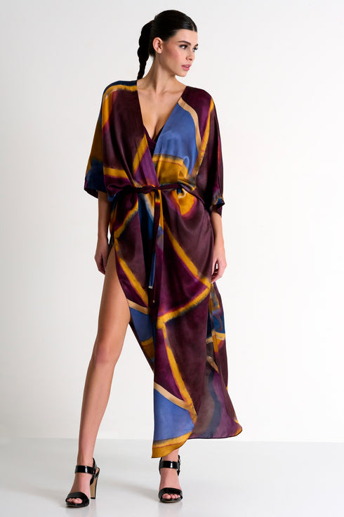 Shan Soie Long Silk Kimono