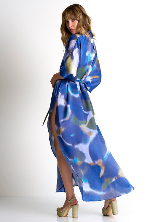Shan Soie Long Silk Kimono