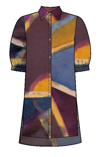Shan Soie Tafeta Tunic