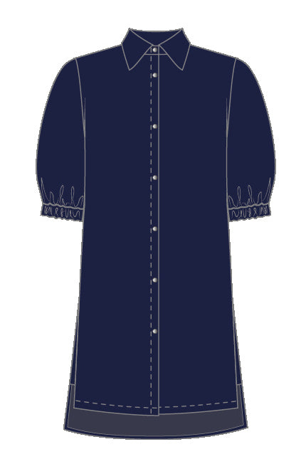 Shan Soie Tafeta Tunic