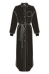 Shan Soie Maxi Shirt Dress