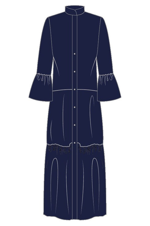 Shan Soie Long Dress