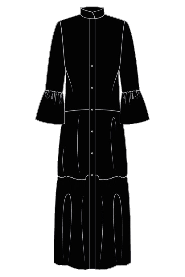 Shan Soie Long Dress