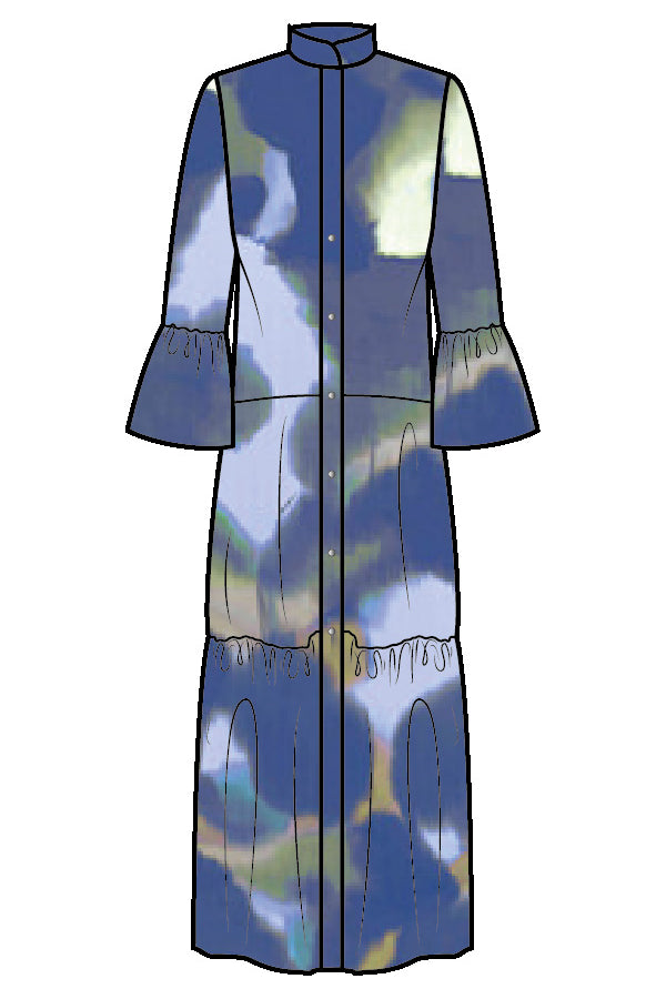 Shan Soie Long Dress