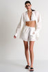 Linen Shorts - 52436-55-000 02 / 000 White / 100% LINEN