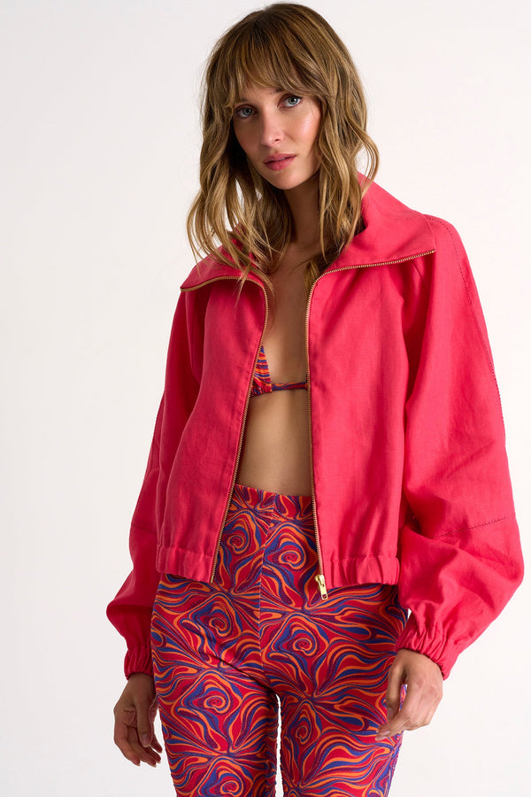 Shan Lina Linen Puffer Jacket - 52436-79-300