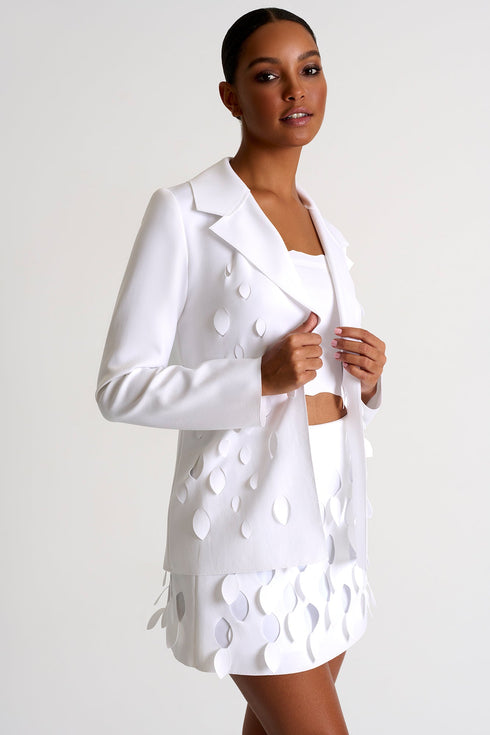 Shan Charlie-Rose Straight Mini Skirt With Cutouts - 52437-45-000