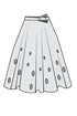 Shan Charlie-Rose Oval Cut-Out Modern Poodle Skirt