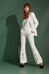 Shan Charlie-Rose Flared Pants With Cutouts