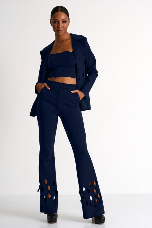 Shan Charlie-Rose Flared Pants With Cutouts - 52437-53-550
