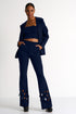 Shan Charlie-Rose Flared Pants With Cutouts - 52437-53-550