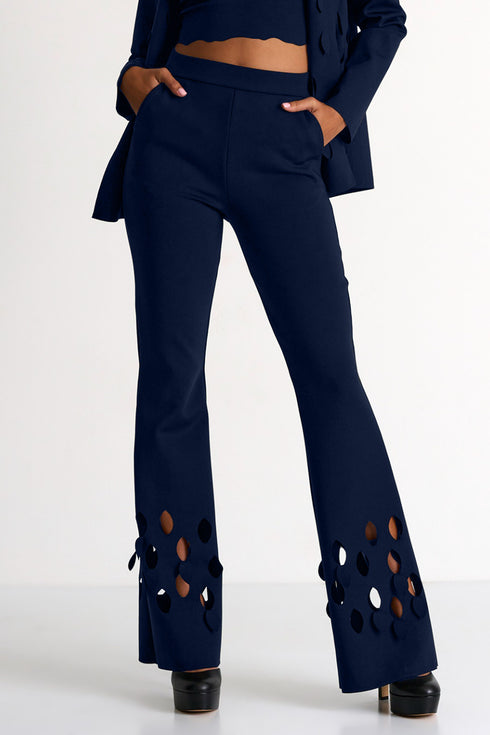 Shan Charlie-Rose Flared Pants With Cutouts - 52437-53-550