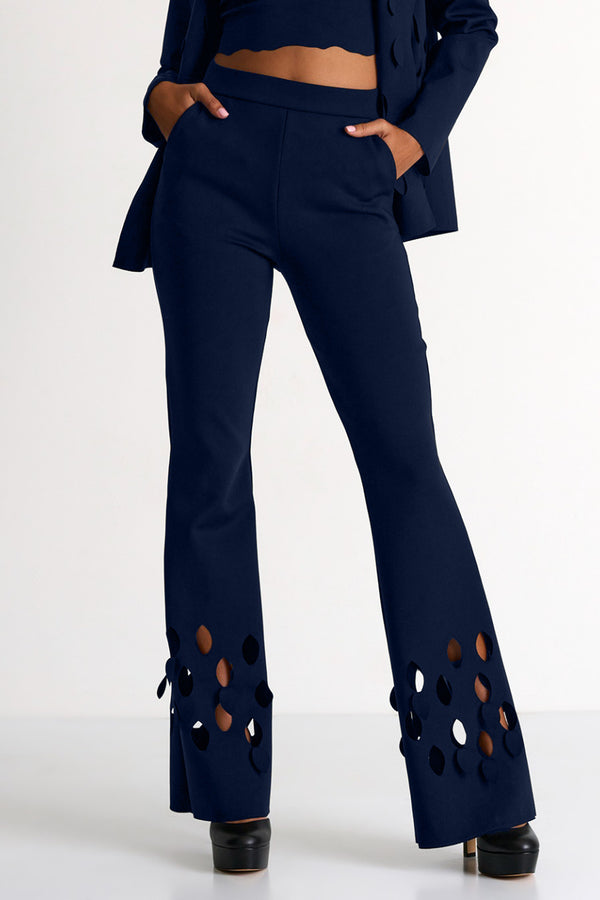 Shan Charlie-Rose Flared Pants With Cutouts - 52437-53-550