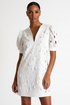 Shan Charlie-Rose Dress With Balloon Sleeves And Cutouts