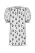 Shan Charlie-Rose Dress With Balloon Sleeves And Cutouts