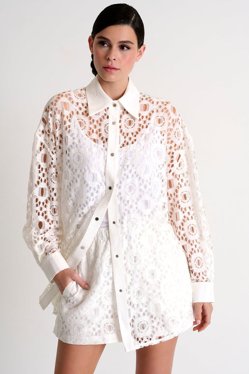 Shan Lili Modern Lace Shirt