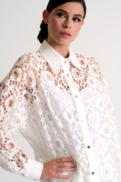 Shan Lili Modern Lace Shirt